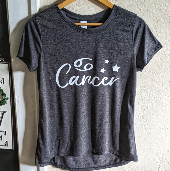 ✨Cancer Zodiac♋ Graphic Soft Blend Tee ✂️HANDCRAFTED! - Picture 2 of 11